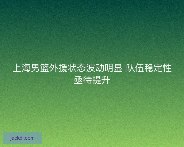 上海男篮外援状态波动明显 队伍稳定性亟待提升 上海男篮外援状态波动明显 队伍稳定性亟待提升